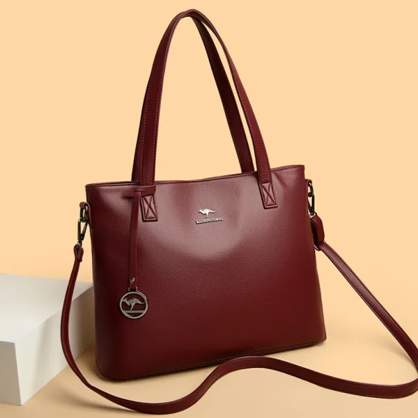 High Quality Soft Leather Shoulder Bags Luxury Handbag Women Bag Designer  Fashion Female High-capacity Tote Messenger Handbags